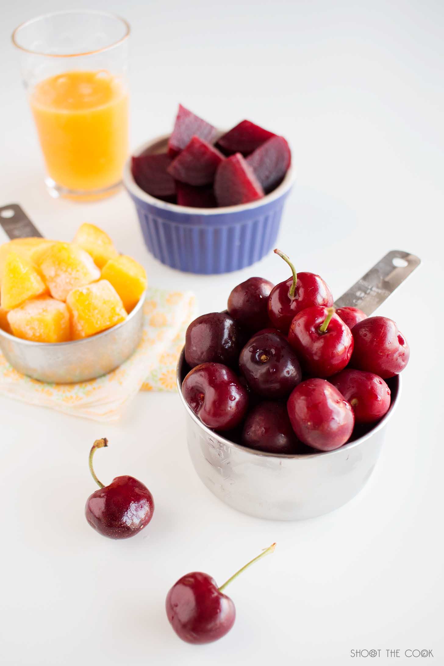 batido de cerezas