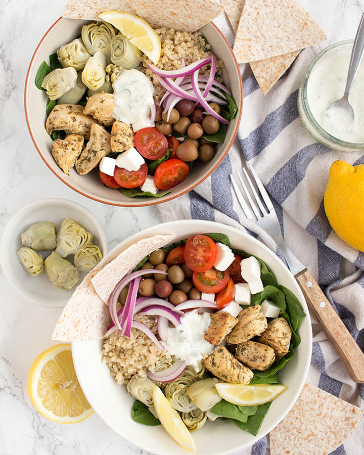 Buddha Bowl de Quinoa y Pollo - Shoot the Cook - Recetas fáciles y trucos  para fotografiar comida