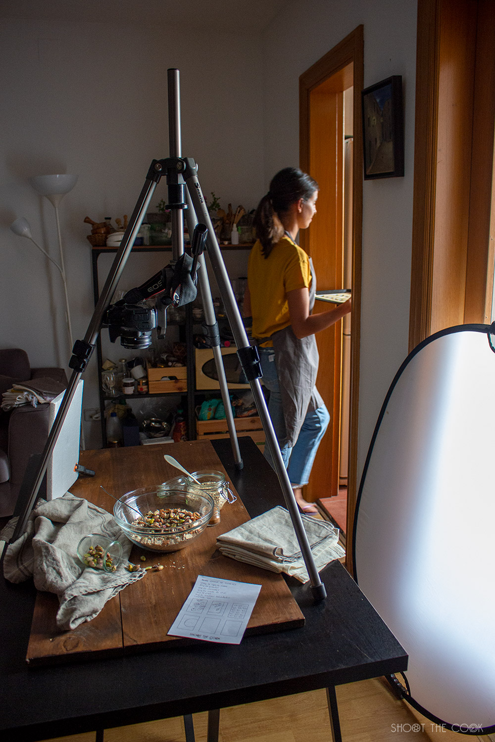 como se crean las recetas de un blog de comida