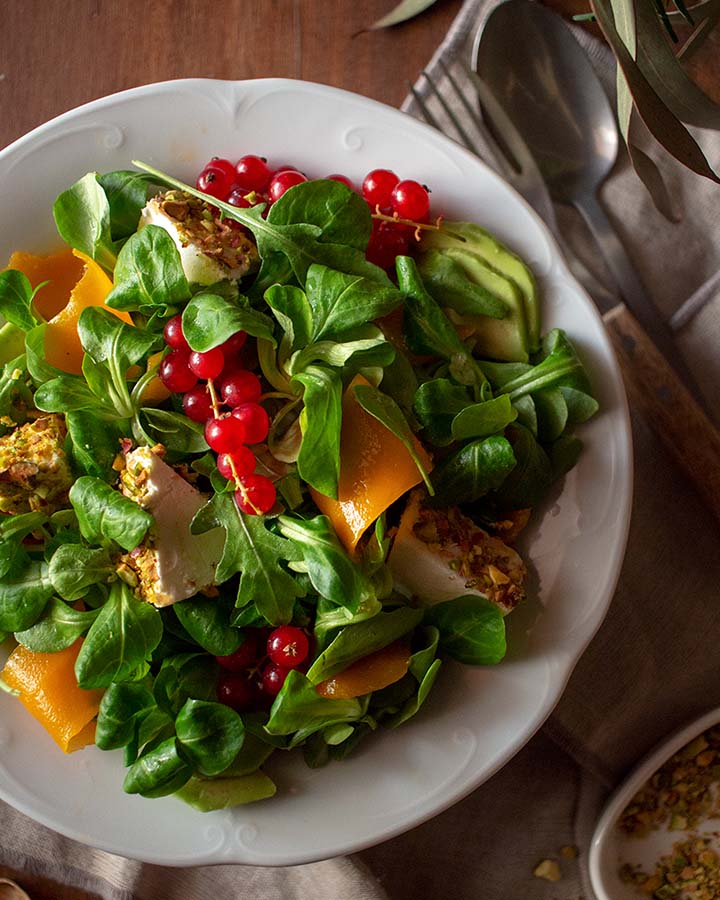 Ensalada con Mango, Aguacate y Queso de Cabra - Shoot the Cook - Recetas  fáciles y trucos para fotografiar comida