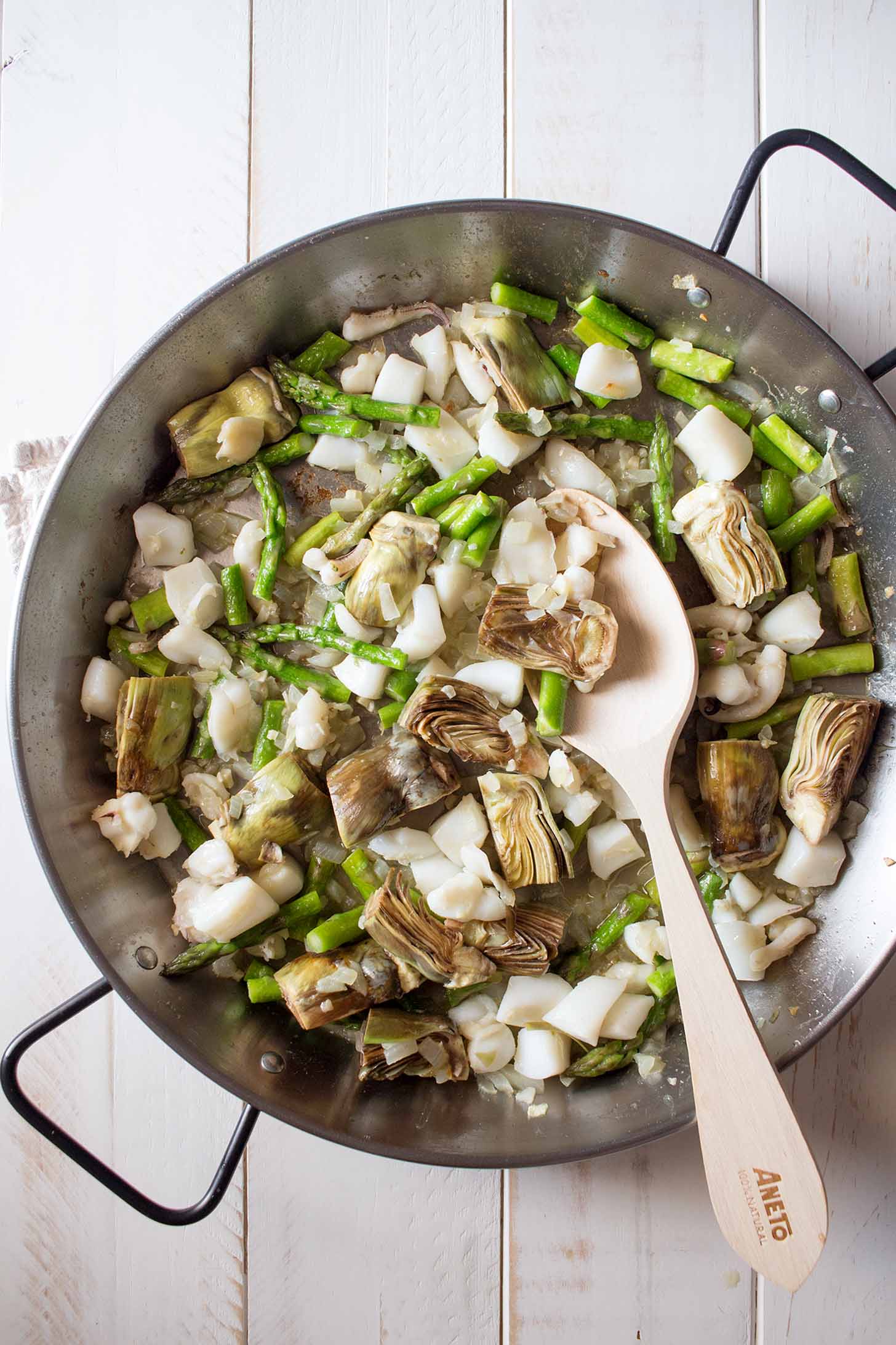 Mushroom Fideuà, Receta