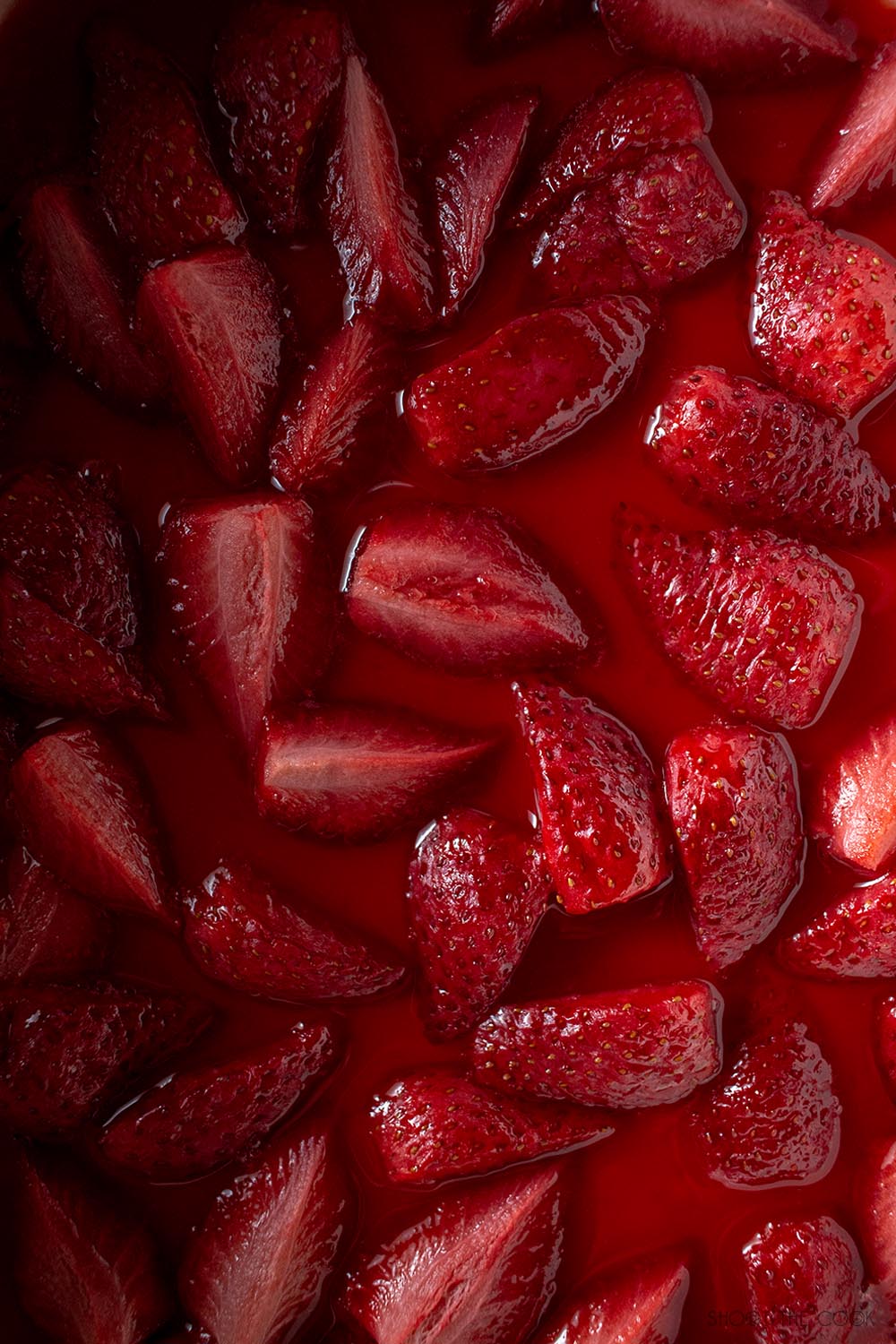 fresas asadas
