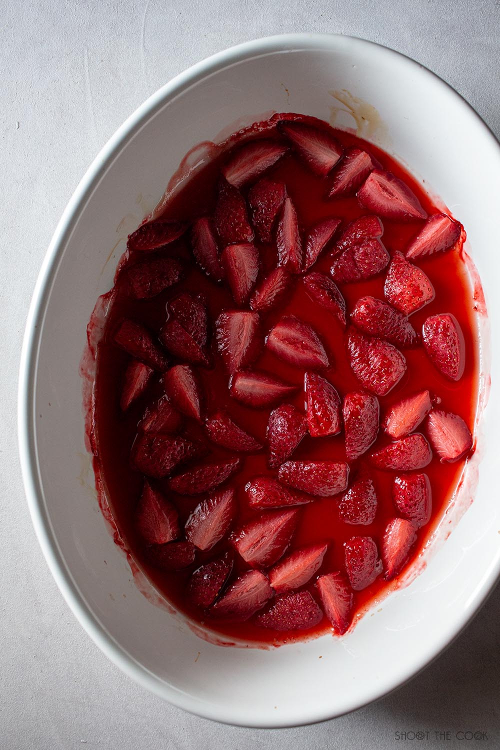 fresas asadas