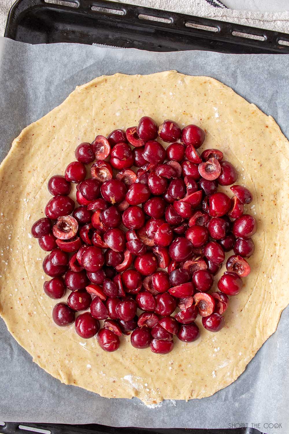 Galette de cerezas facil