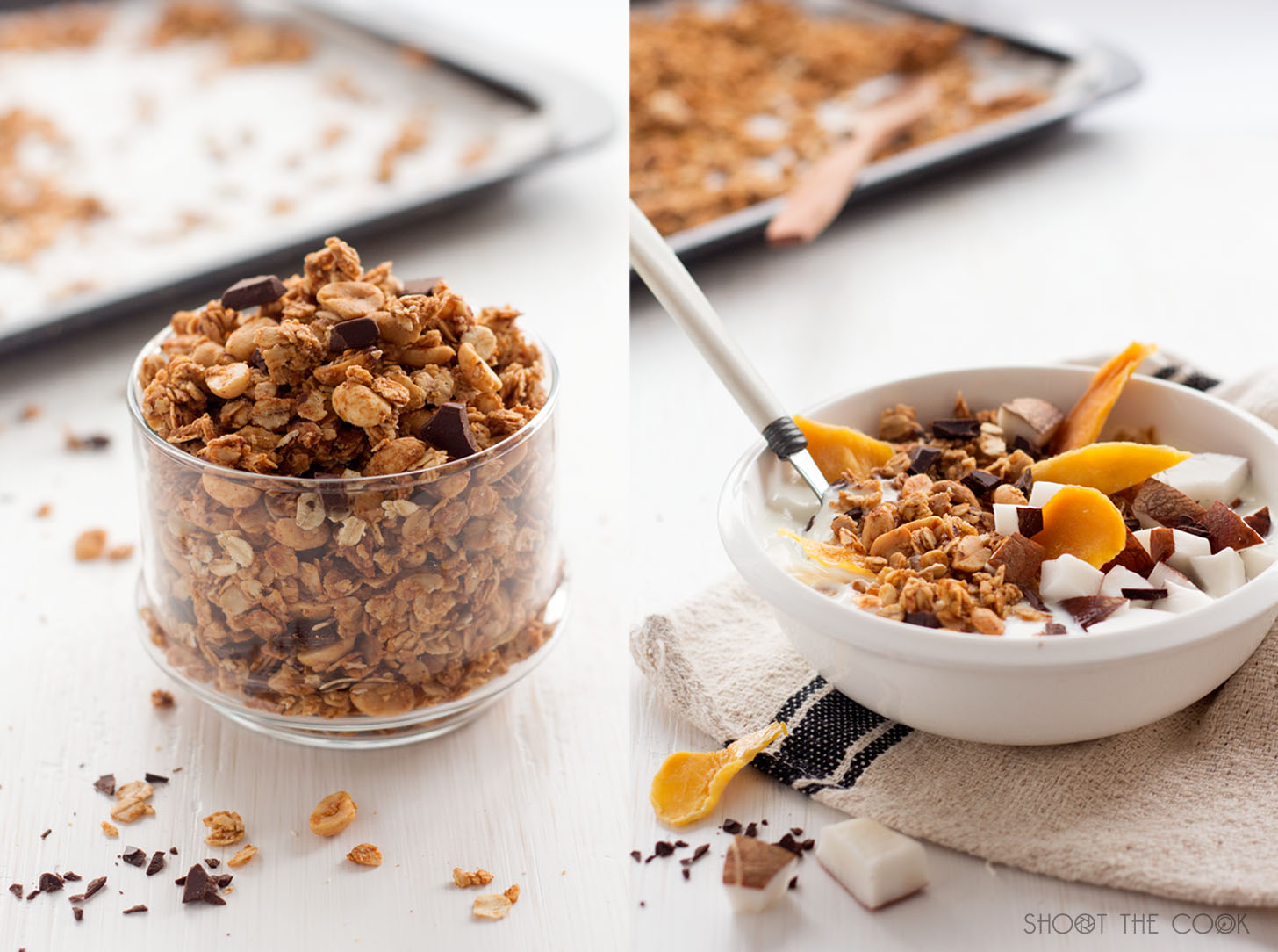 granola de crema de cacahuete