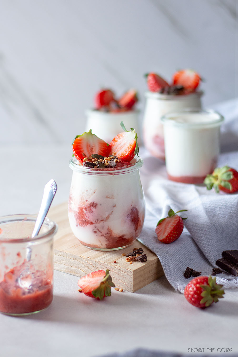 Mousse de yogur ligera