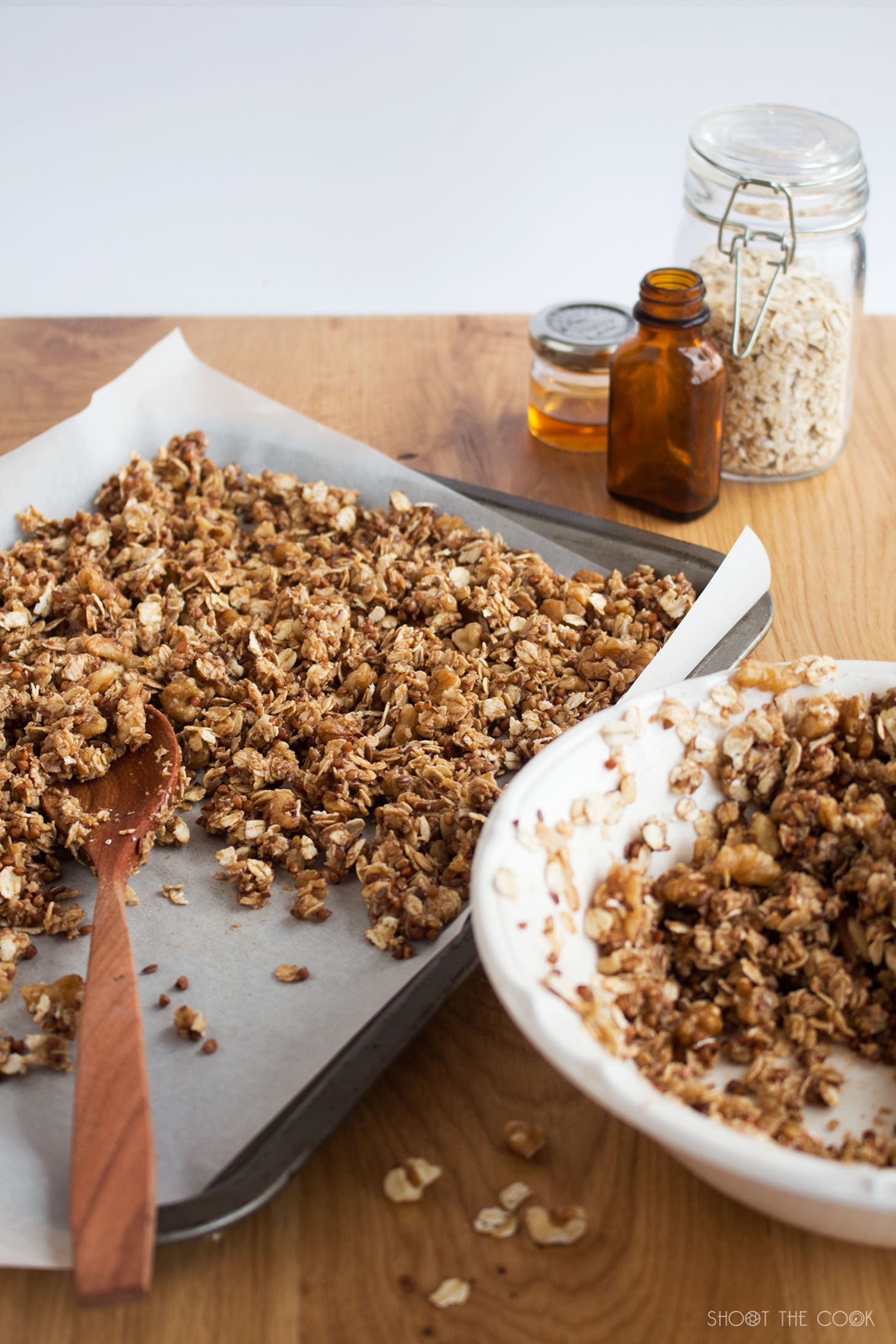 Muesli crujiente de plátano