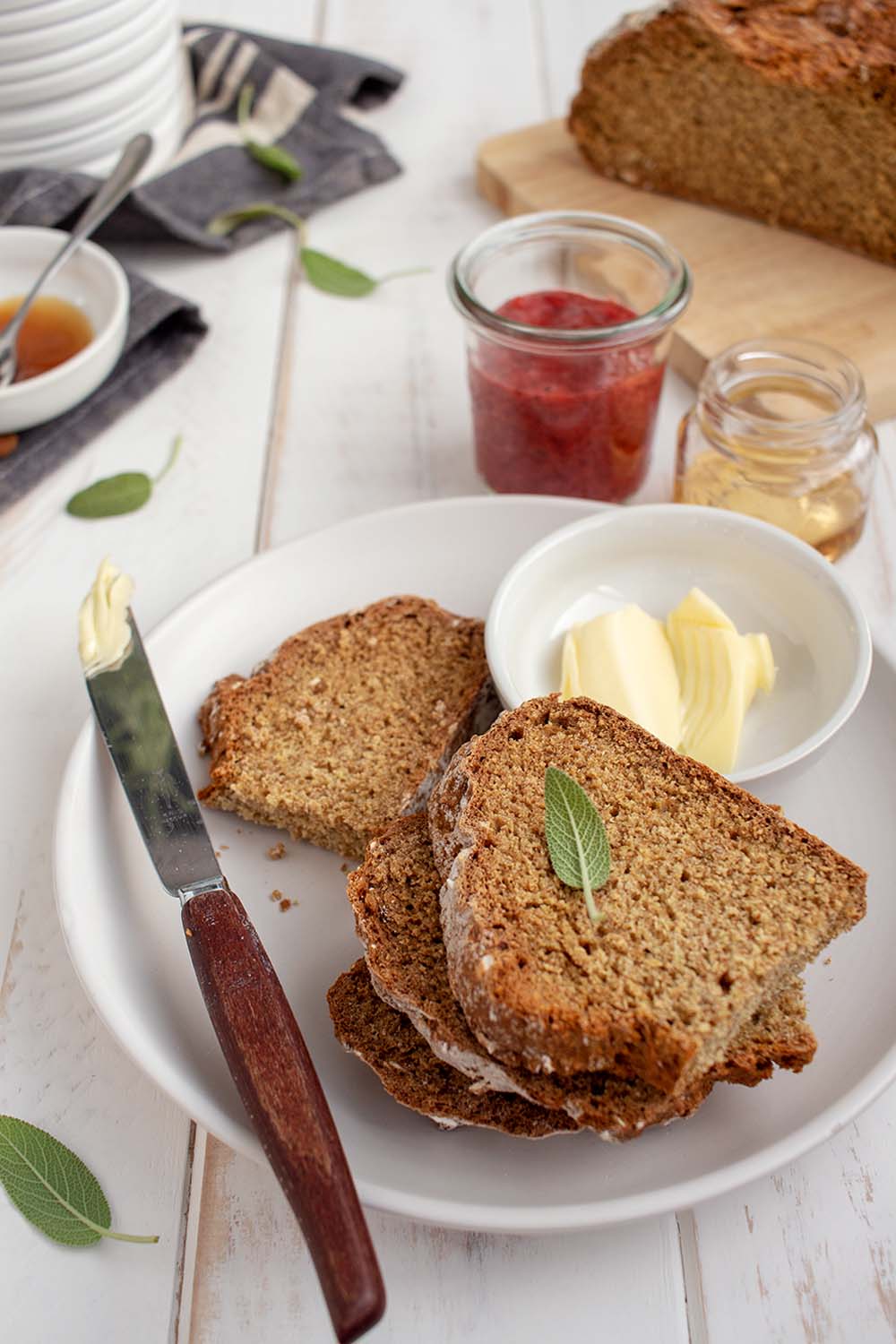 receta pan de soda irlandés fácil