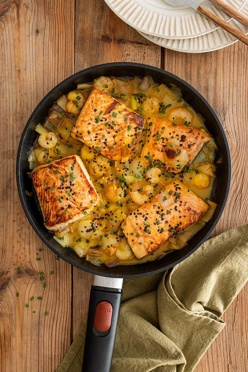 Salmón a la naranja