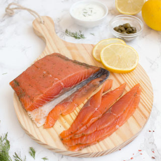 salmon marinado casero