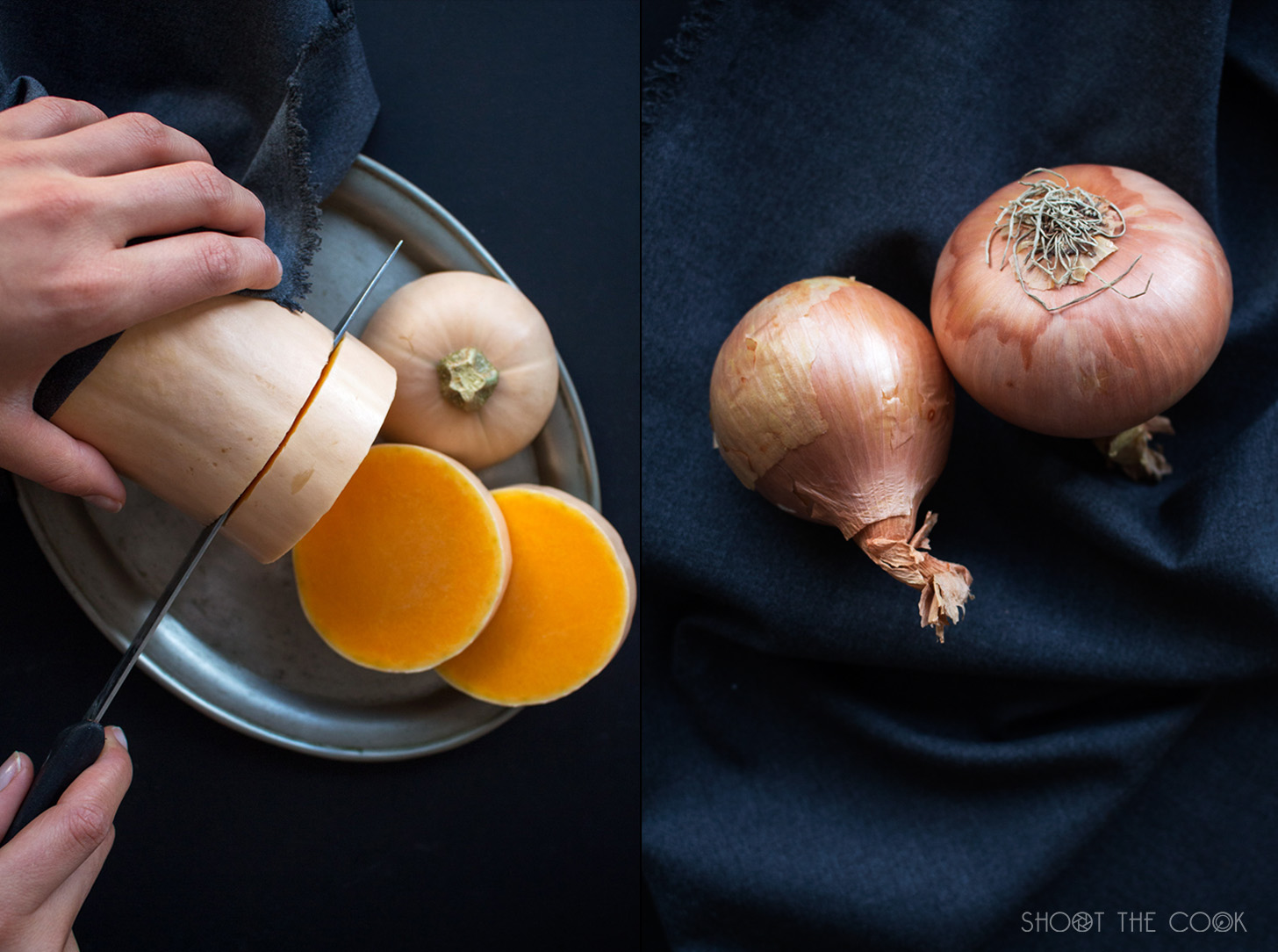 Sopa de calabaza al curry ligera