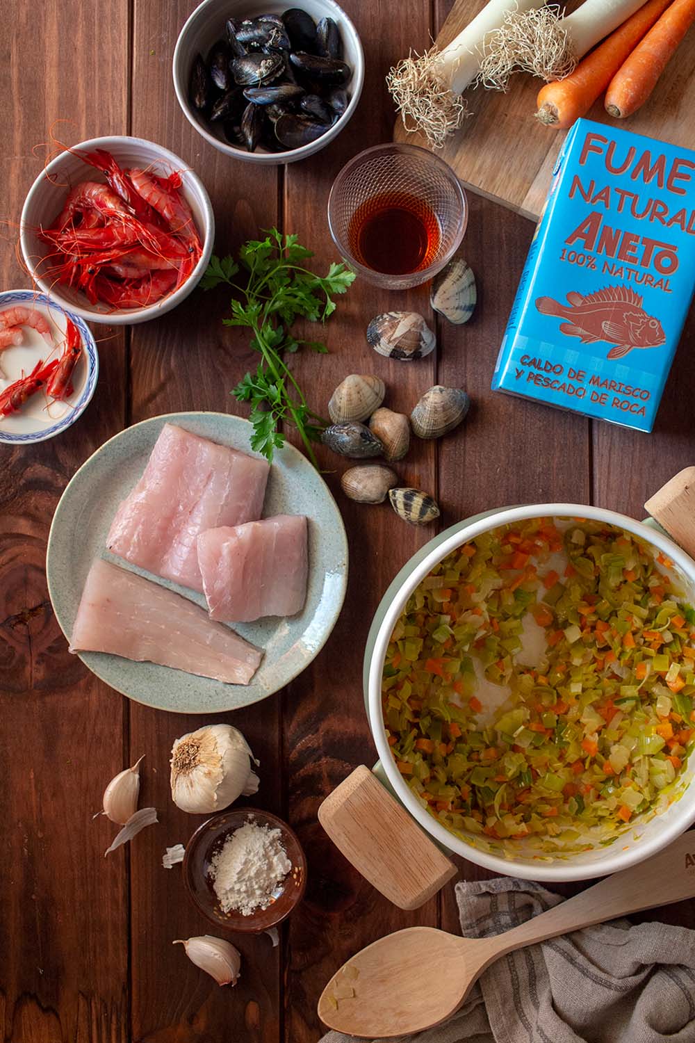 Sopa de Pescado Fácil y Rápida
